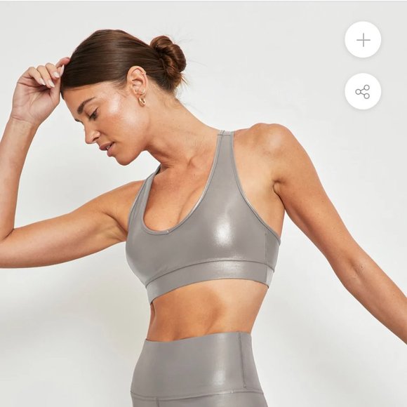 Carbon38 Other - NWT Action Bra 2.0 in Takara Shine Steel Grey Sz M